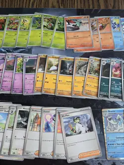 Sv: Black Bolt 50-Card Bulk Lot + 5 Holos Pokemon English No Duplicates! - Image 3