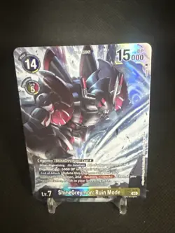 Digimon Card Game ShineGreymon: Ruin Mode (Reprint) Generation EX4-074 - Image 4