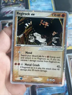 Regirock ex 99/106 Emerald Holo Pokemon Card Tcg Collect Trade Card Game Vintage - Image 1