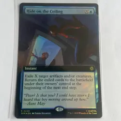 MTG: Hide on the Ceiling (Foil Borderless) - Spider-Man - 0249 - R - NM - Image 1