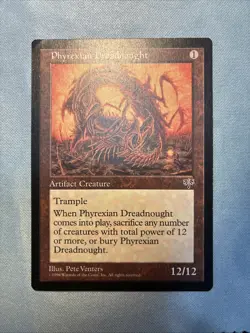 Phyrexian Dreadnought Mirage Magic The Gathering MTG LP - Image 1
