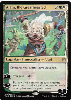 Ajani, the Greathearted R War of the Spark 184 NM - Image 1