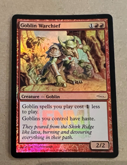 Foil - Goblin Warchief - FNM Promo - 2006 - MTG - Magic the Gathering - Foil - Image 1