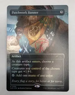 Patchwork Banner Secret Lair Drop Foil NM Never Played MTG Magic Fallout 2466 - Image 1