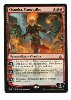 MTG Chandra, Flamecaller 104 Oath of the Gatewatch Magic The Gathering TCG - Image 1