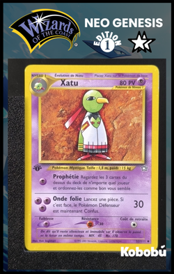Carte Pokemon Xatu 52/111 Edition 1 Ed 1 Neo Genesis Wizards 1 - Image 1