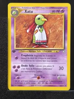 Carte Pokemon Xatu 52/111 Edition 1 Ed 1 Neo Genesis Wizards 1 - Image 2
