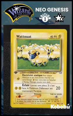 Carte Pokemon Wattouat 65/111 Edition 1 Ed 1 Neo Genesis Wizards 2 - Image 1