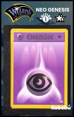 Carte Pokemon Energie Psy 110/111 Edition 1 Ed 1 Neo Genesis Wizards 2 - Image 1