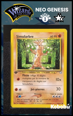 Carte Pokemon Simularbre 77/111 Edition 1 Ed 1 Neo Genesis Wizards 2 - Image 1