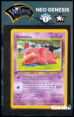 Carte Pokemon Ramoloss 73/111 Edition 1 Ed 1 Neo Genesis Wizards 2 - Image 1