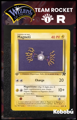 Carte Pokemon Magneti 60/82 Edition 1 Ed 1 Team Rocket Wizards 2 - Image 1