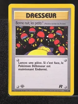 Carte Pokemon Bonne Nuit, Les Petits ! 79/82 Edition 1 Ed 1 Team Rocket Wizards - Image 2