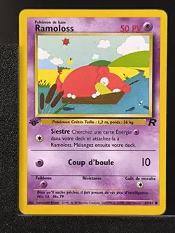 Carte Pokemon Ramoloss 67/82 Edition 1 Ed 1 Team Rocket Wizards 2 - Image 2