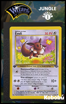 Carte Pokemon Evoli 51/64 Edition 1 Ed 1 Jungle Wizards 5 - Image 1