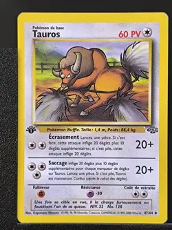 Carte Pokemon Tauros 47/64 Edition 1 Ed 1 Jungle Wizards 1 - Image 2