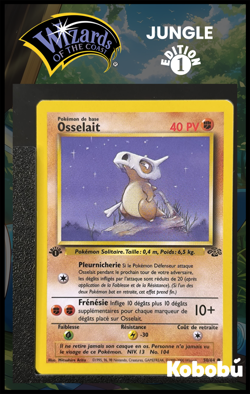 Carte Pokemon Osselait 50/64 Edition 1 Ed 1 Jungle Wizards 2 - Image 1