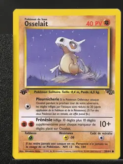 Carte Pokemon Osselait 50/64 Edition 1 Ed 1 Jungle Wizards 2 - Image 2