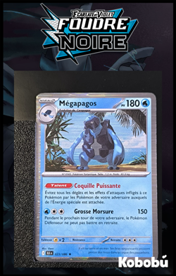 Carte Pokemon Megapagos 023/086 Holo EV10.5 Foudre Noire BLK - Image 1
