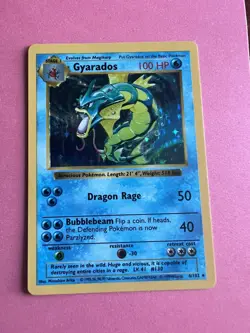 1999 Pokemon, Base Set Shadowless, #6/102 Gyarados, Holo Rare - Image 2
