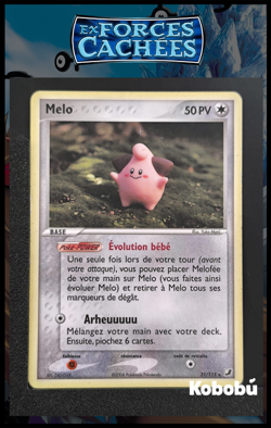 Carte Pokemon Melo 21/115 Ex Forces Cachees Bloc EX FR 1 - Image 1