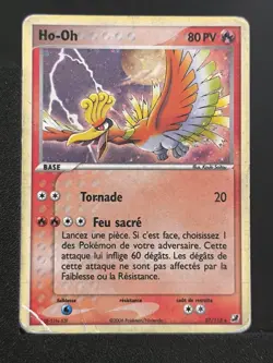 Carte Pokemon Ho-Oh 27/115 Holo Ex Forces Cachees Bloc EX FR 1 - Image 2