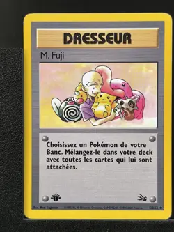 Carte Pokemon M. Fuji 58/62 Edition 1 Ed 1 Fossile Wizards 3 - Image 2