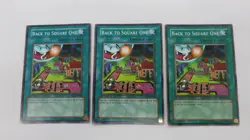 3x BACK TO SQUARE ONE SPELL PLAYSET 1ST EDITION RDS-EN044 COMMON YUGIOH NM - Image 1