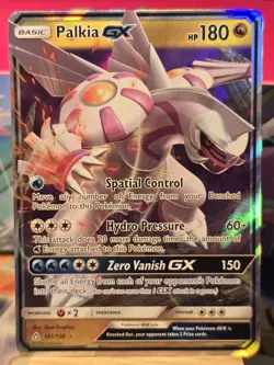 Pokemon TCG Palkia GX Ultra Prism 101/156 Holo Ultra Rare NM - Image 1