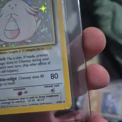 Chansey Holo 3/102 - Base Set 1999 Vintage Pokemon Card - Rare - WOTC - Image 5