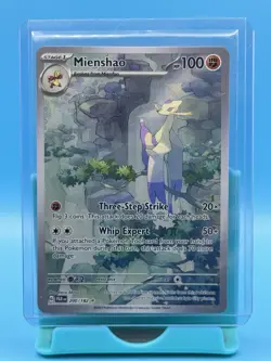 Pokemon TCG Mienshao Illustration Rare Card Paradox Rift 200/182 NM/M Condition - Image 1