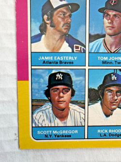 VTG 1975 O-Pee-Chee ROOKIE PITCHERS Rick Rhoden OPC Baseball Card #618 Set Break - Image 4
