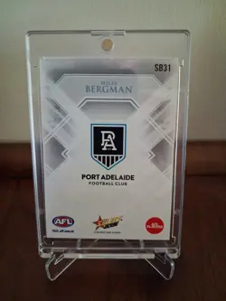 #1/40 Miles Bergman Silver Blend Refractor 2026 AFL SELECT FOOTY STARS Port - Image 2