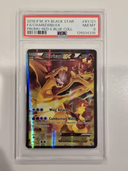Fa/Charizard Ex Pokemon Xy Black Star Promo XY121 NM PSA 8 - Image 1