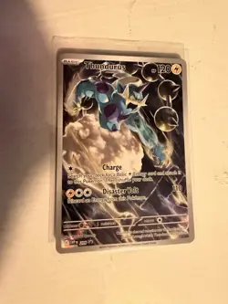 Pokemon TCG Thundurus SVP 209 Promo Holo Rare Near Mint Condition - Image 1
