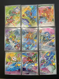 Pokemon TCG Complete First Partner Illustration Set 9/9 series 1 Promo - Image 1