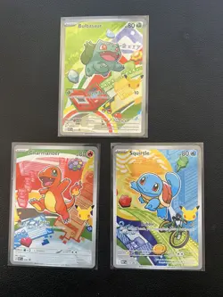 Pokemon TCG Complete First Partner Illustration Set 9/9 series 1 Promo - Image 3