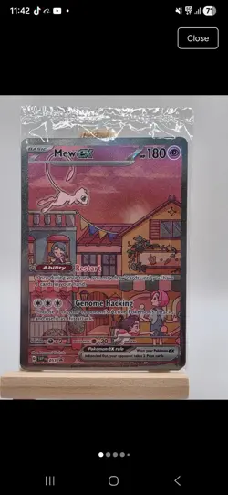 Mew EX SVP 053 Pokemon TCG Scarlet Violet 151 Black Star Promo Sealed 3 - Image 1