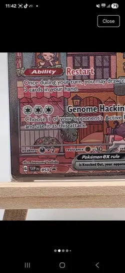 Mew EX SVP 053 Pokemon TCG Scarlet Violet 151 Black Star Promo Sealed 3 - Image 2