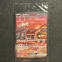 Mew EX SVP 053 Pokemon TCG Scarlet Violet 151 Black Star Promo Sealed 3 - Image 1