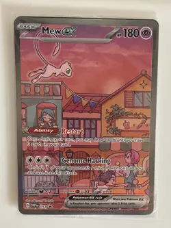 Pokemon TCG Mew EX SVP 053 Scarlet Violet 151 Black Star Promo Full Art SEALED - Image 4