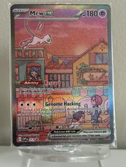 Pokemon TCG Mew EX SVP 053 Scarlet Violet 151 Black Star Promo Full Art SEALED - Image 5