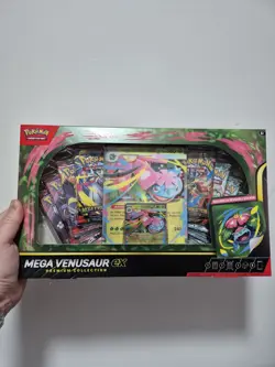 Pokemon card TCG Mega Venusaur Ex Premium Collection Box New and Sealed - Image 1