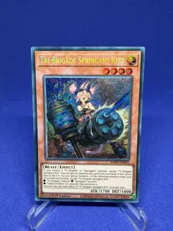 Yu-Gi-Oh! Secret Rare - Tri-Brigade Springans Kitt - BPRO-EN025 - Image 1