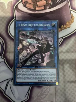 Yugioh Tri-Brigade Ferrijit The Barren Blossom MP21-EN196 Prismatic Secret Rare - Image 1