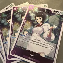 Lim EB03-037 Rare Foil x 4 (Playset) - One Piece TCG - Image 2