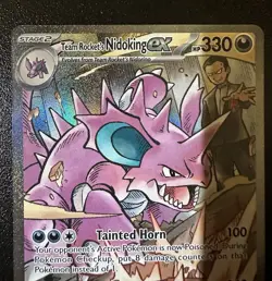 Team Rocket's Nidoking ex 233/182 Sv10: Destined Rivals Holo - Image 3