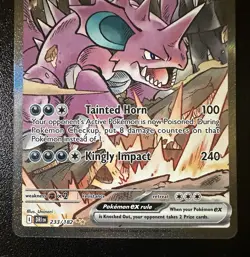 Team Rocket's Nidoking ex 233/182 Sv10: Destined Rivals Holo - Image 4