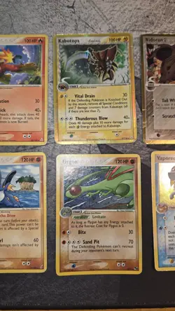 Pokemon Cards - 2006 Lot. Six Cards. DAMAGED - Image 1