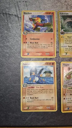 Pokemon Cards - 2006 Lot. Six Cards. DAMAGED - Image 3